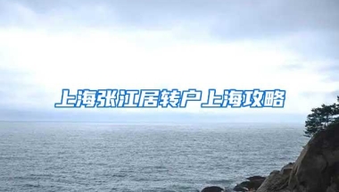 上海张江居转户上海攻略