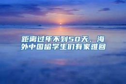 距离过年不到50天，海外中国留学生们有家难回