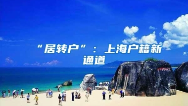 “居转户”：上海户籍新通道