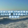 深圳公租房3月底前推出3240套 今年供应4万套保障房