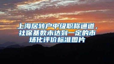 上海居转户中级职称通道，社保基数未达到一定的市场化评价标准图片