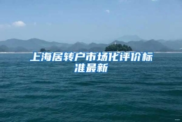 上海居转户市场化评价标准最新