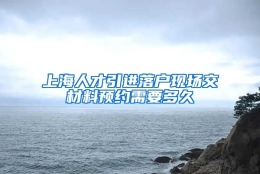 上海人才引进落户现场交材料预约需要多久