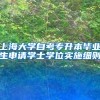 上海大学自考专升本毕业生申请学士学位实施细则