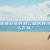 深圳安居房和公租房有什么区别？