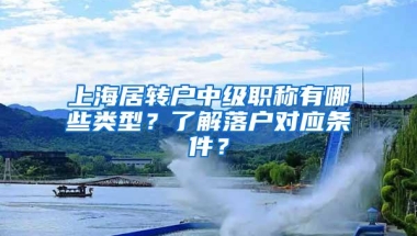 上海居转户中级职称有哪些类型？了解落户对应条件？