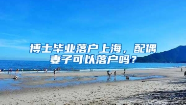 博士毕业落户上海，配偶妻子可以落户吗？