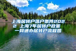 上海居转户落户条件2022 上海7年居转户政策 一网通办居转户流程图