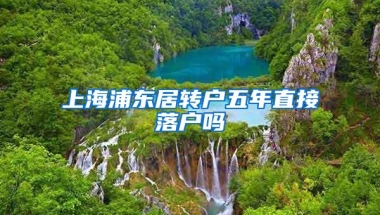 上海浦东居转户五年直接落户吗