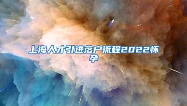 上海人才引进落户流程2022怀孕