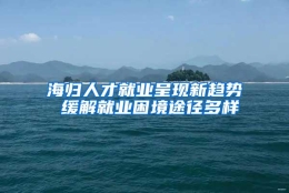 海归人才就业呈现新趋势 缓解就业困境途径多样