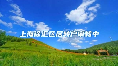 上海徐汇区居转户审核中