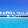 应届生在上海10k一个月是什么水平？