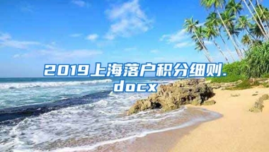 2019上海落户积分细则.docx