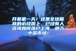 开幕第一天！这条全球展商的必经路上，已经有人咨询如何落户上海，融入中国市场！