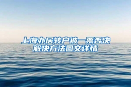 上海办居转户被一票否决解决方法图文详情