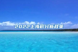 2022上海积分新政策