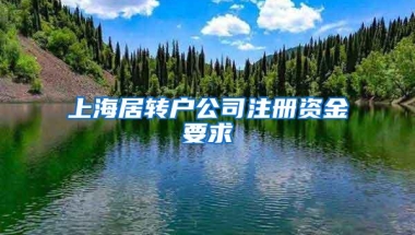 上海居转户公司注册资金要求