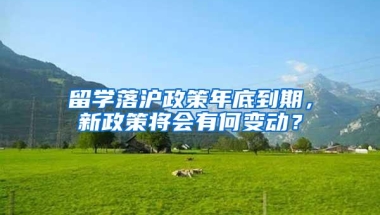 留学落沪政策年底到期，新政策将会有何变动？