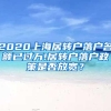 2020上海居转户落户名额已过万!居转户落户政策是否放宽？