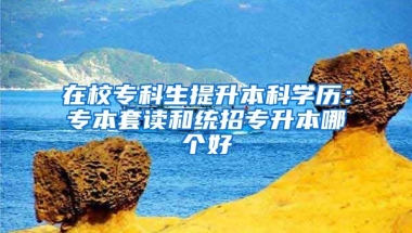 在校专科生提升本科学历：专本套读和统招专升本哪个好