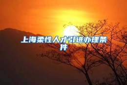 上海柔性人才引进办理条件