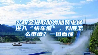 公积金提取助力加装电梯进入“快车道”，到底怎么申请？一图看懂