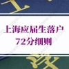 上海应届生落户72分细则的问题2：应届生落户上海需要居住证吗？