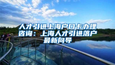 人才引进上海户口卡办理咨询：上海人才引进落户最新向导