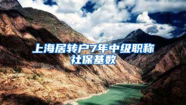 上海居转户7年中级职称社保基数