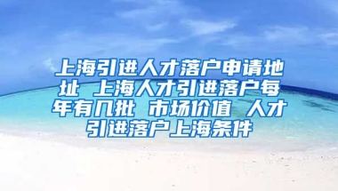 上海引进人才落户申请地址 上海人才引进落户每年有几批 市场价值 人才引进落户上海条件