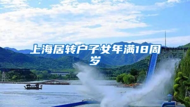 上海居转户子女年满18周岁