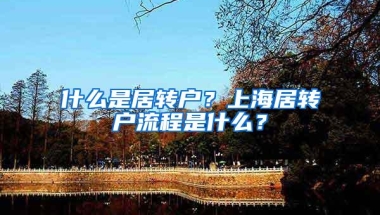 什么是居转户？上海居转户流程是什么？