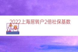 2022上海居转户2倍社保基数（上海落户社保基数）