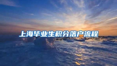 上海毕业生积分落户流程