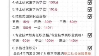 上海落户积分120分细则；上海积分120分细则新