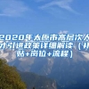 2020年太原市高层次人才引进政策详细解读（补贴+岗位+流程）