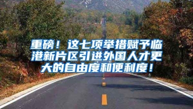 重磅！这七项举措赋予临港新片区引进外国人才更大的自由度和便利度！