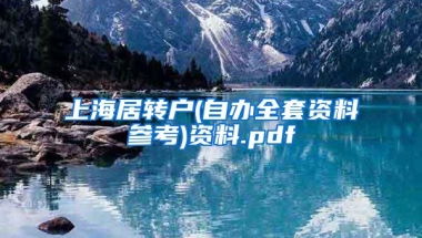 上海居转户(自办全套资料参考)资料.pdf