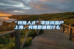 “特殊人才”李佳琦落户上海，究竟意味着什么