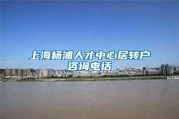 上海杨浦人才中心居转户咨询电话