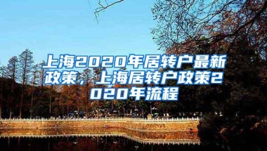 上海2020年居转户最新政策，上海居转户政策2020年流程