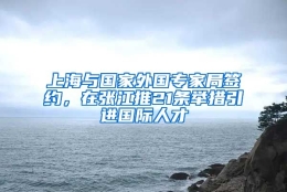 上海与国家外国专家局签约，在张江推21条举措引进国际人才