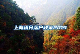 上海积分落户政策2019