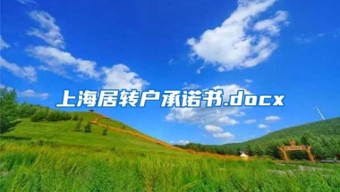 上海居转户承诺书.docx