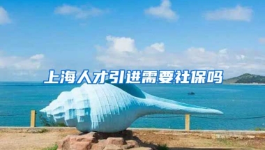 上海人才引进需要社保吗