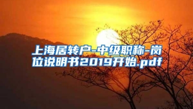 上海居转户-中级职称-岗位说明书2019开始.pdf