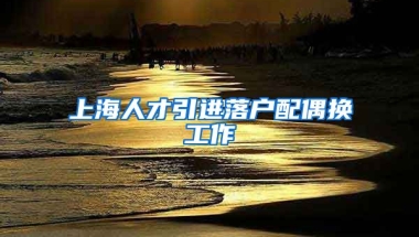 上海人才引进落户配偶换工作