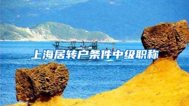 上海居转户条件中级职称